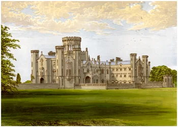 Château de Studley, Warwickshire, maison de la famille Walker, vers 1880