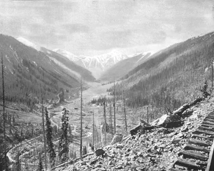 Montagne Sultan, près de Silverton, Colorado, USA, vers 1900