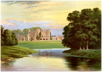 Château de Sundorne, près de Shrewsbury, Shropshire, maison de la famille Corbet-Pigott, vers 1880