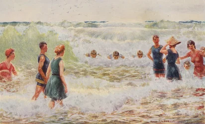 Bain de surf, 1923