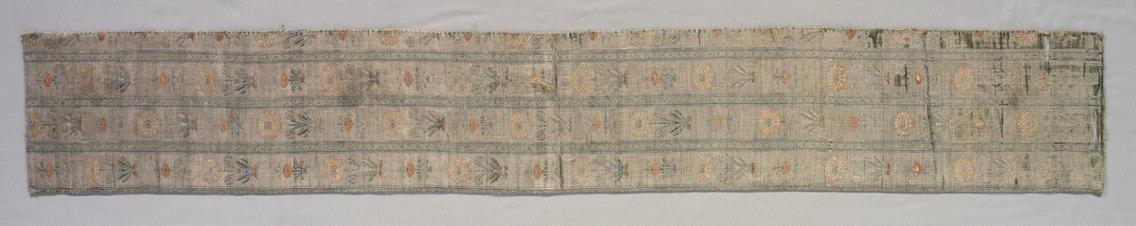 Entourage pour coussin en soie turque, début des années 1600