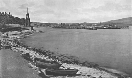 Baie et jetée de Swanage, c1910