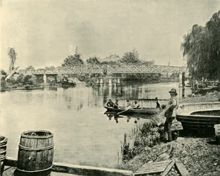Pont tournant sur la Latrobe