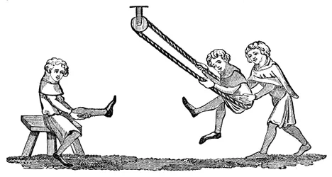 Exercice de balançoire du Quintain, 1833