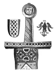 Épée de Charlemagne, VIIIe siècle, 1870