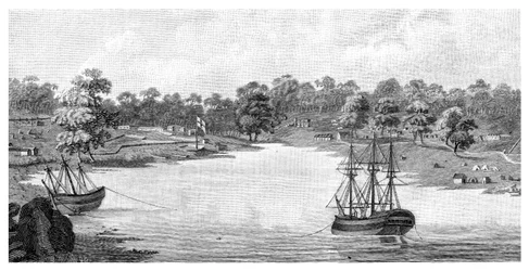 Sydney Cove, Nouvelle-Galles du Sud, Australie, 1788, 1886