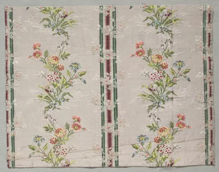 Taffetas, broché, vers 1790