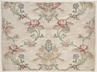 Fragment de taffetas, c. 1730