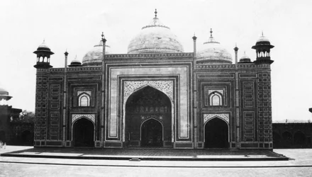 Mosquée ou masjid du Taj Mahal, Agra, Inde, 1916-1917