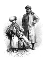 Tadjiks de Boukhara, Ouzbékistan, 1895
