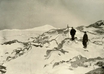 Prise de Possession du Cap Bernacchi, Terre Victoria, vers 1908, 1909
