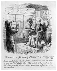 Prendre un daguerréotype, 1855