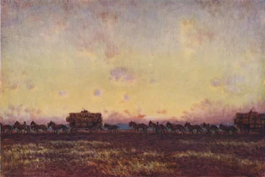 Transport de la laine au marché, 1923