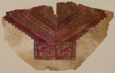 Col tissé en tapisserie d
