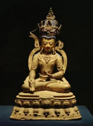 Tathagata Ratnasambhava / Sculpture, 1300 ap. J.-C.