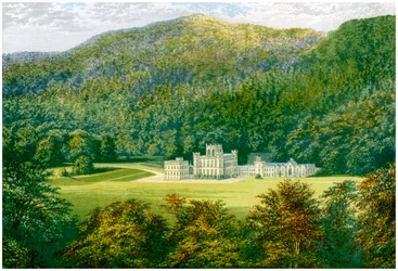 Château de Taymouth, Perthshire, Écosse, maison du comte de Breadalbane, vers 1880
