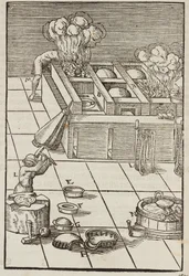 Technique et instruments pour chauffer le minerai d