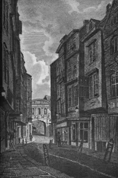 Temple Bar depuis Butcher Row, 1907