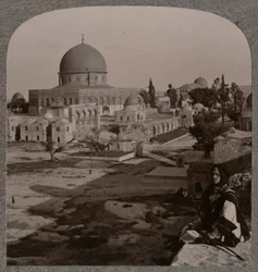 Enceinte du Temple, Jérusalem, vers 1900