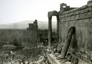 Temple de Bacchus, Baalbek, Liban, années 1920-1930