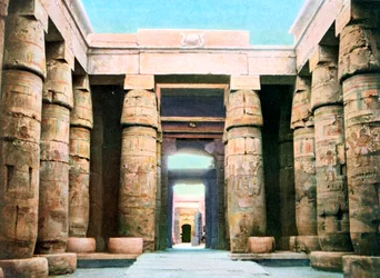 Temple de Khonsou, Karnak, Louxor, Égypte, XXe siècle