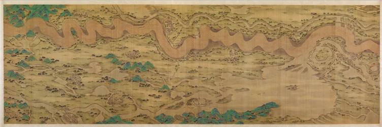 Dix mille miles le long du fleuve Jaune, datable de 1690-1722