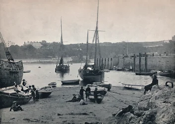 Tenby - Dans le port, 1895