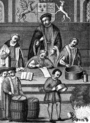 Vérification des poids et mesures sous le règne de Henri VII, Angleterre, 1497-1509