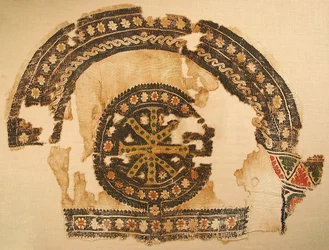 Fragment de Tissu, Byzantin, 5ème-6ème siècle