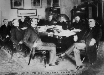 Le cabinet de guerre américain, 1898