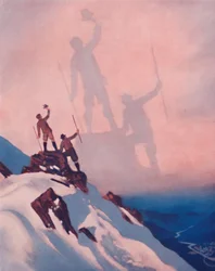 Le spectre impressionnant du Brocken, 1935