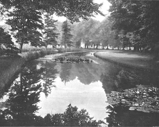 Le contre-courant à Hampton Court, Richmond, Londres, 1894