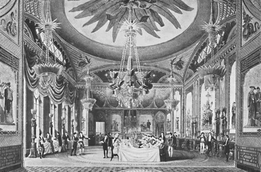 La salle de banquet, vers 1827, 1939