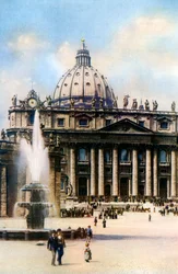 La basilique Saint-Pierre, Rome, 1926