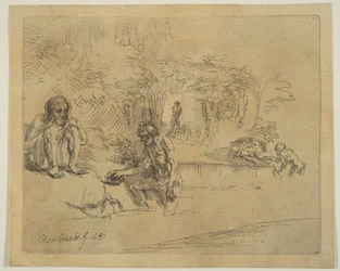 Les Baigneurs, 1651