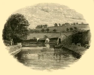 Le lieu de baignade, 1898