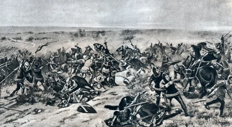La bataille de Crécy, 26 août 1346, 1910