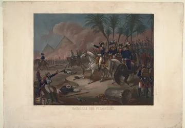 La Bataille des Pyramides, 1800