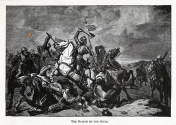 La Bataille des Éperons, 1882