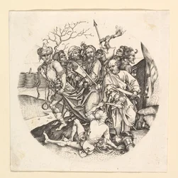 La trahison du Christ (copie en rondel)