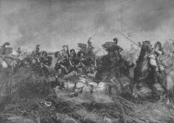 The Black Watch 42e Royal Highlanders à Quatre Bras, 1902