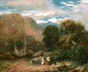 Les Cueilleurs de mûres, vers 1850, vers 1900