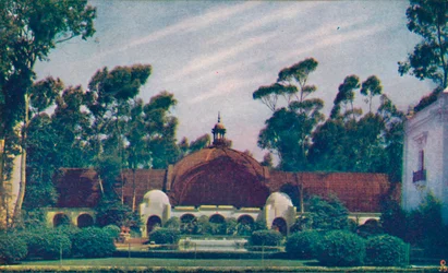 Le bâtiment botanique, vers 1935