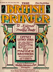 Le typographe britannique - publicité