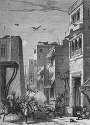 Les troupes britanniques entrant à Moultan, vers 1880