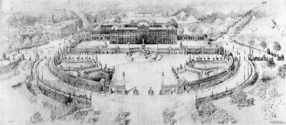 Le palais de Buckingham à venir, 1910