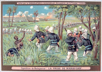 La capture de Marovoay, Madagascar, 1895