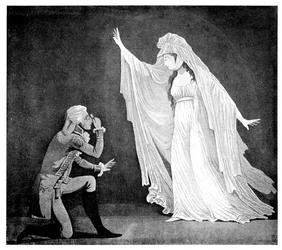 Le spectre du château et son admirateur fervent, 1793