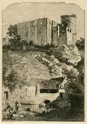 Le château de Falaise et la fontaine d