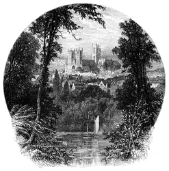 La Cathédrale, Lincoln, Angleterre